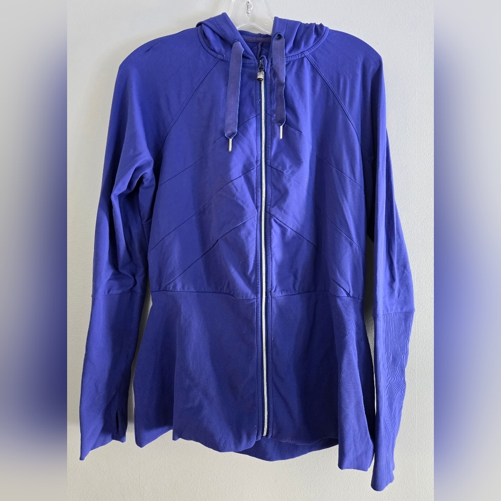 Lululemon Lift Your‎ Spirits Jacket Womens Size 10? Sapphire Blue